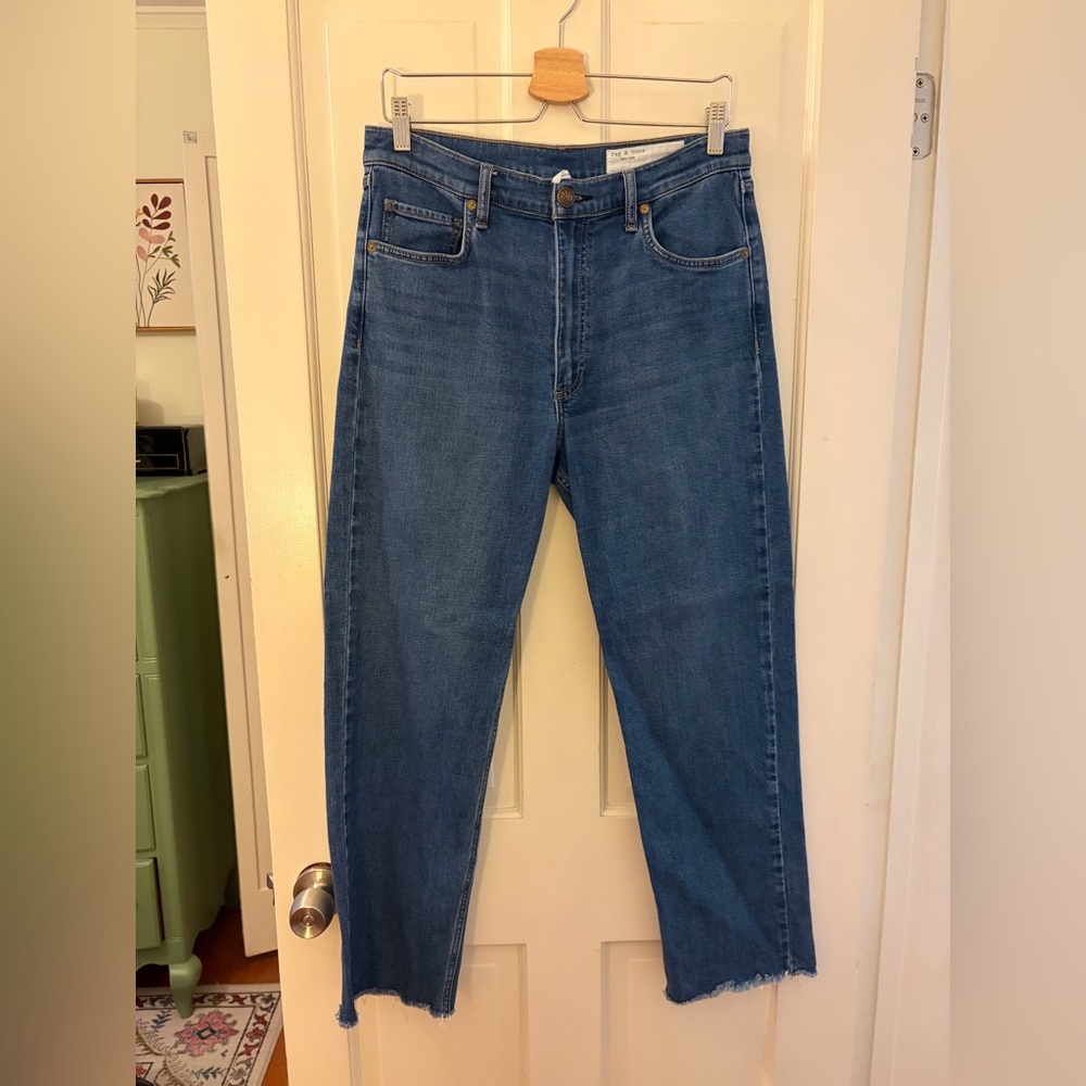 Rag & Bone Straight Leg Ankle Jean